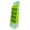 Cardboard POS Display Shelves, Pop Paper Floor Display Stand